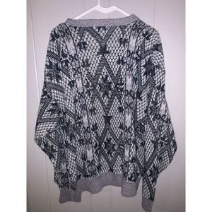 Men's Jantzen XL Acrylic‎ Knit Grey Sweater Grandpa Core 90s Retro Pullover